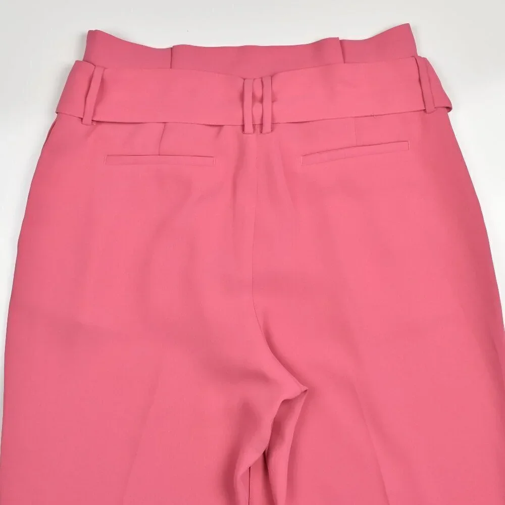 Boden Melina Paperbag Tie Waist Poppy Pants - 8 - Picture 6 of 6